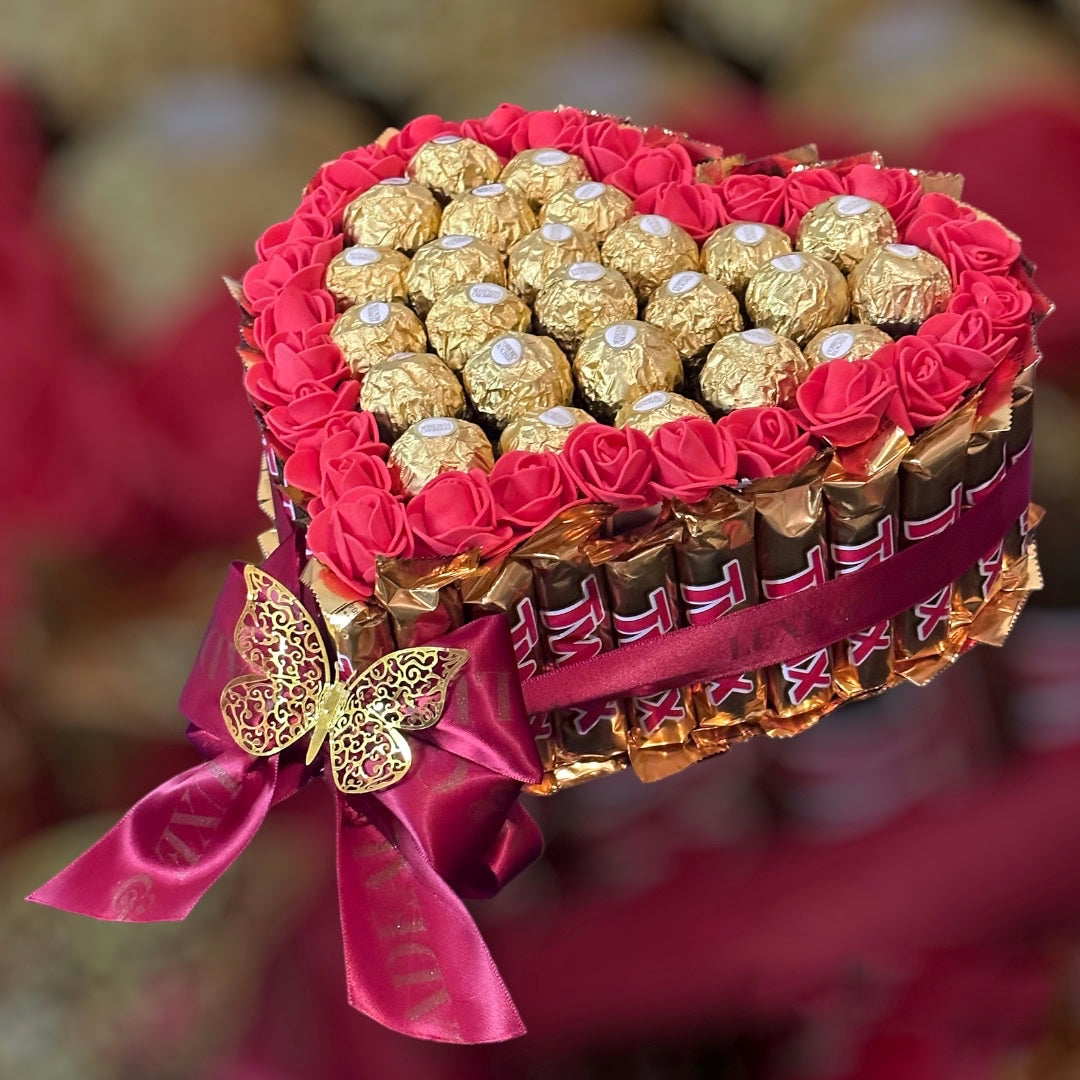 Cœur de chocolat Twix